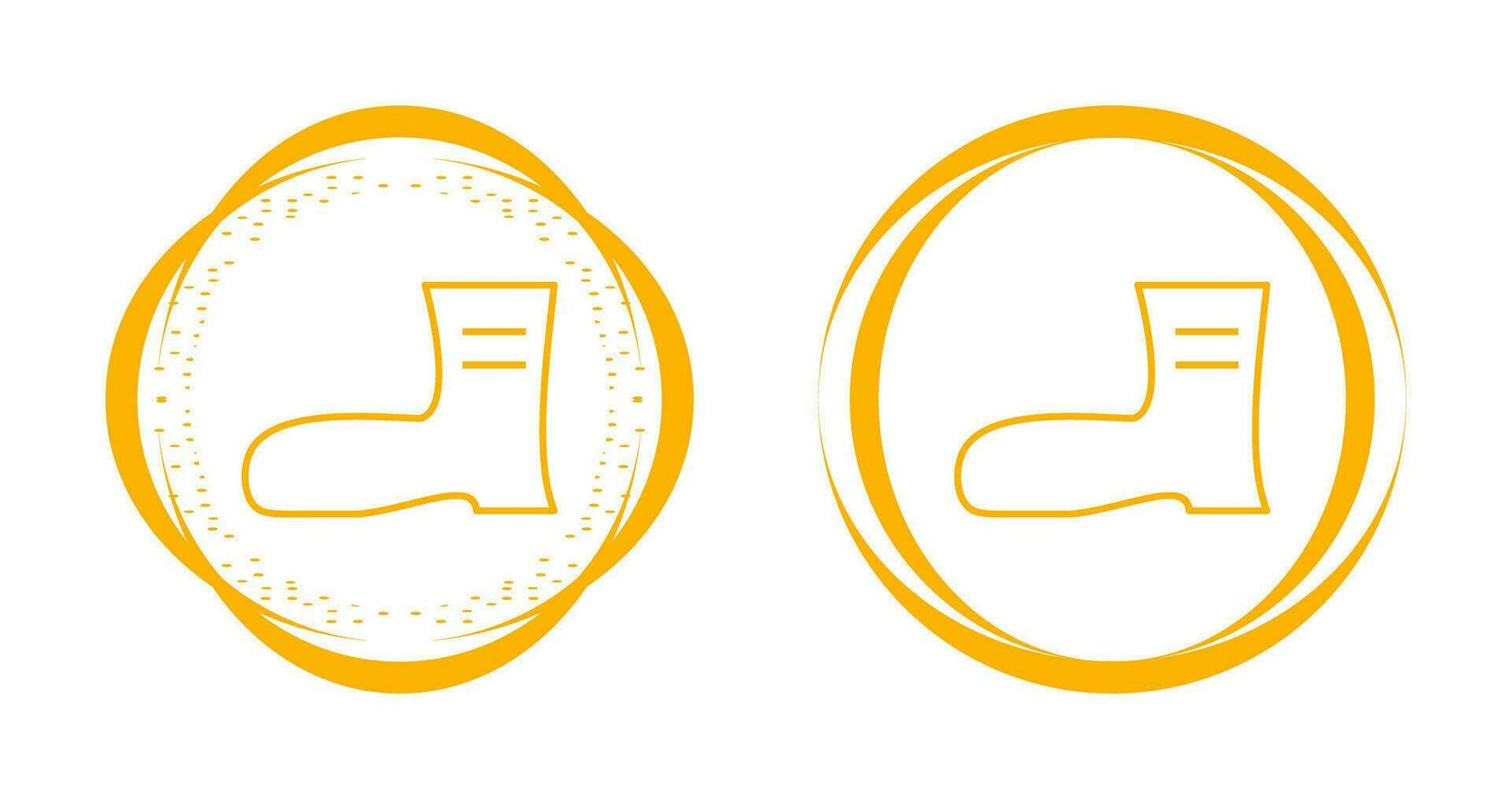 Construction boots Vector Icon