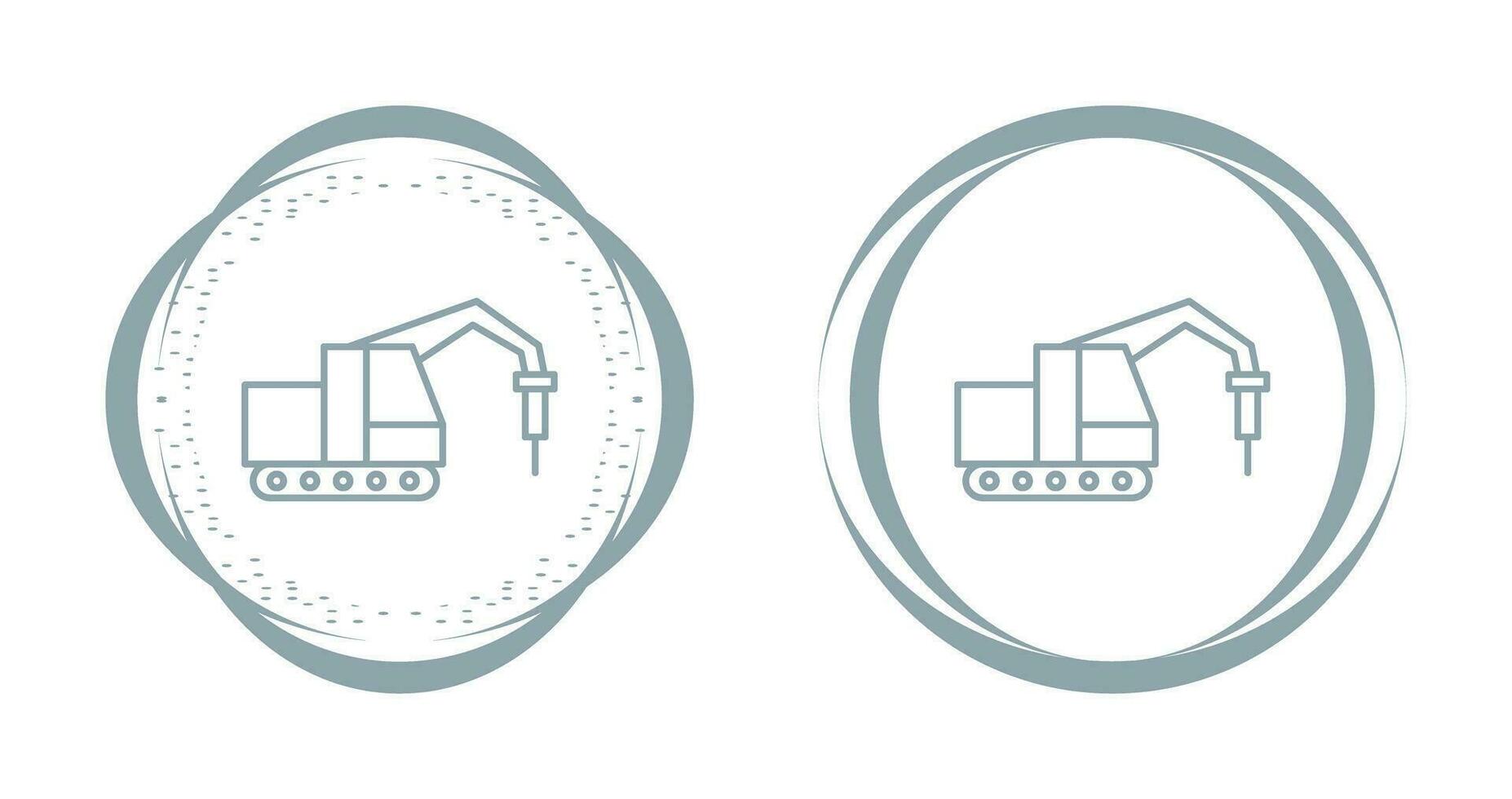 Rock Breaker Vector Icon