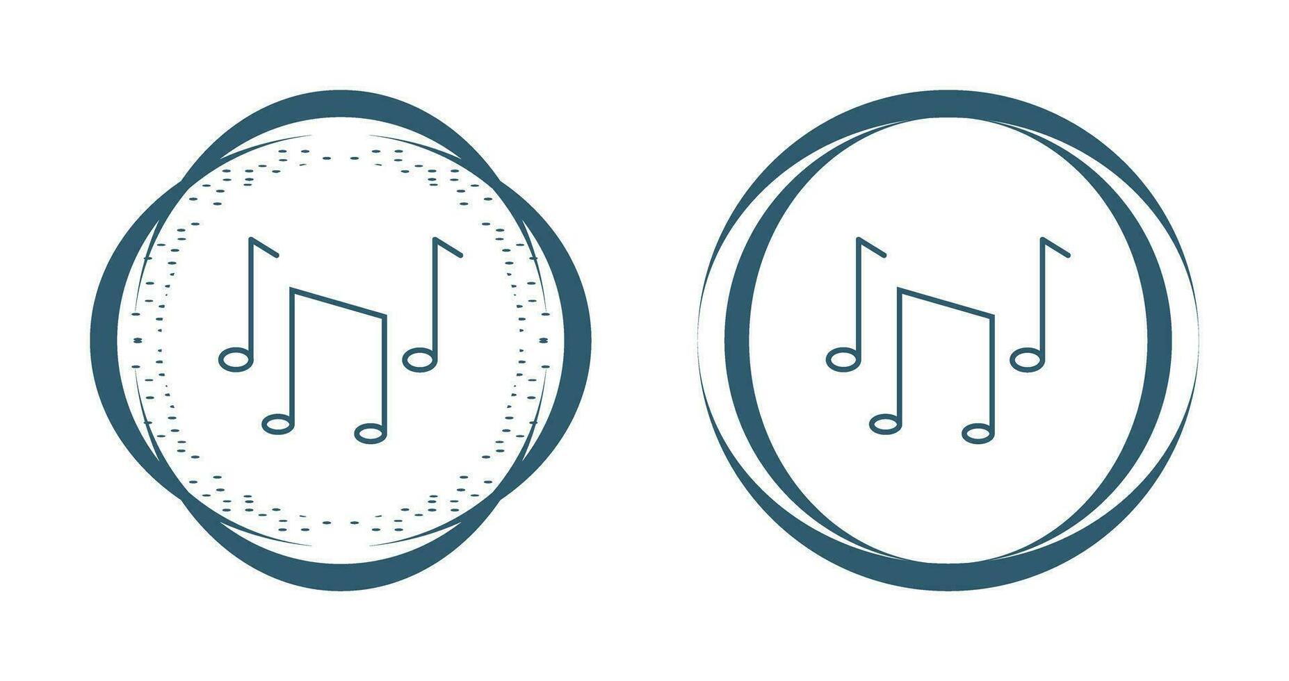 Musical Notes Vector Icon