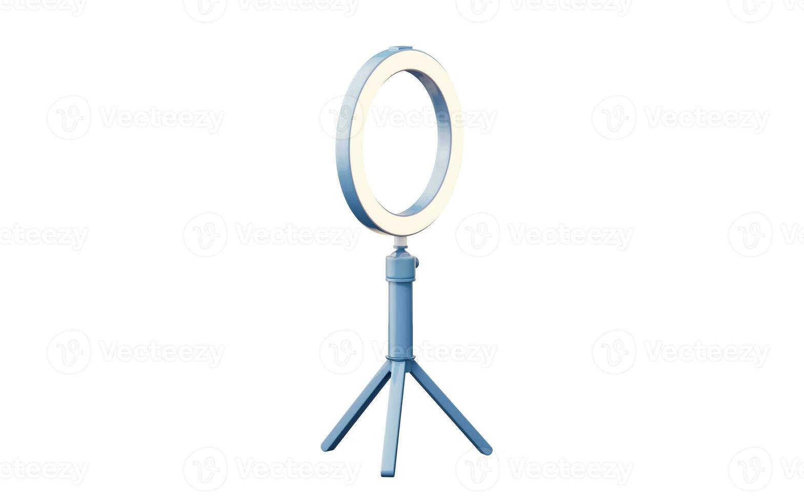 Ring fill light with 3d cartoon style, 3d rendering. photo