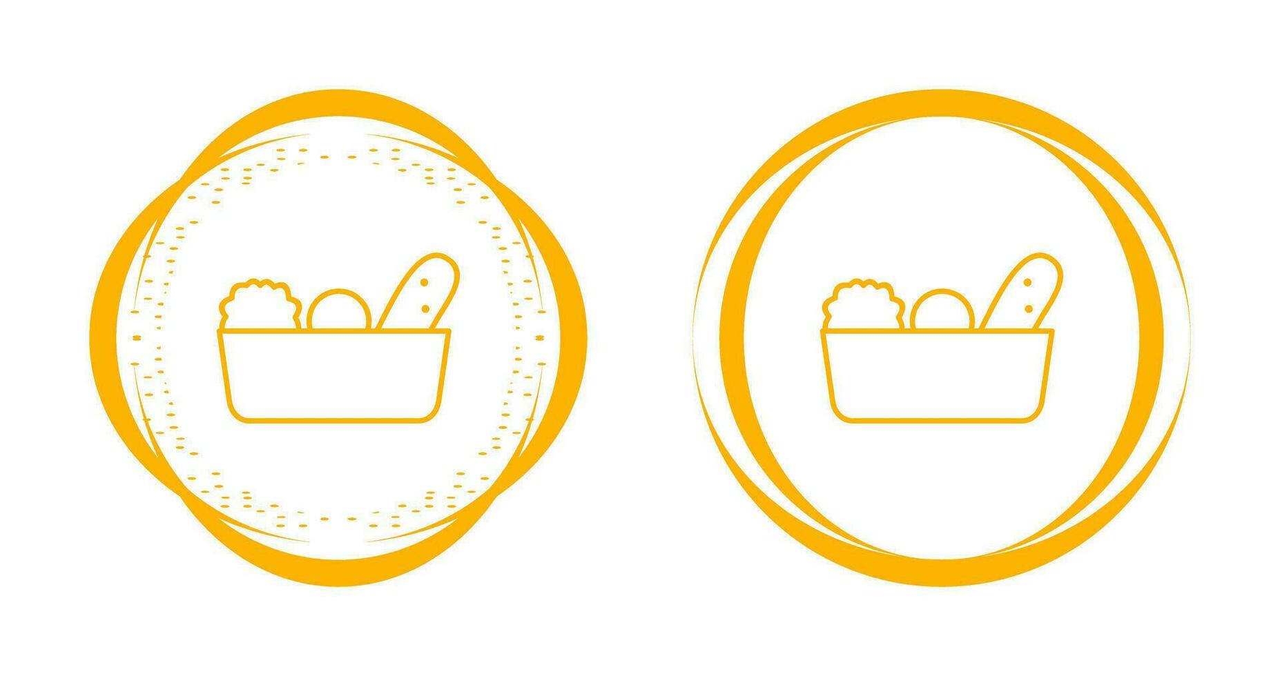 Vegetable Basket Vector Icon
