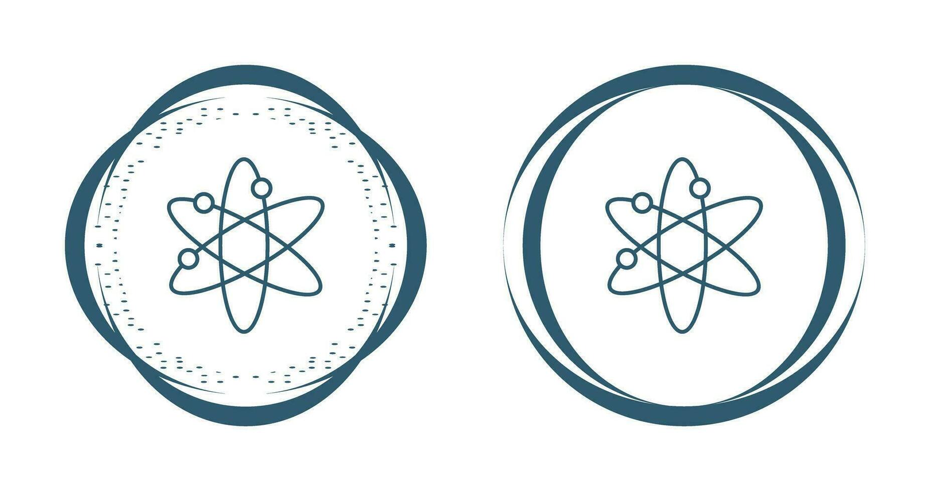 Atomic Structure Vector Icon