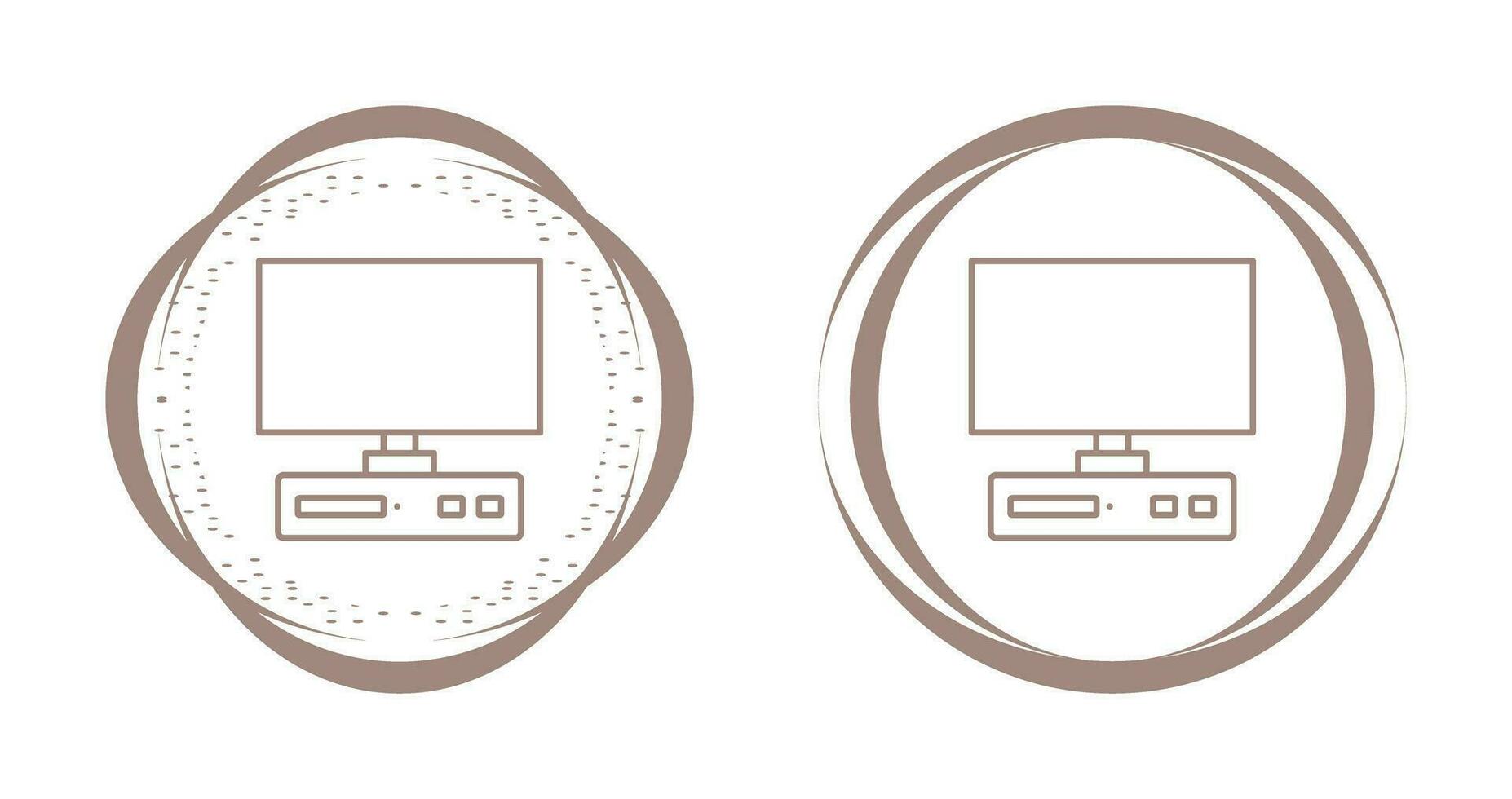 Desktop Vector Icon