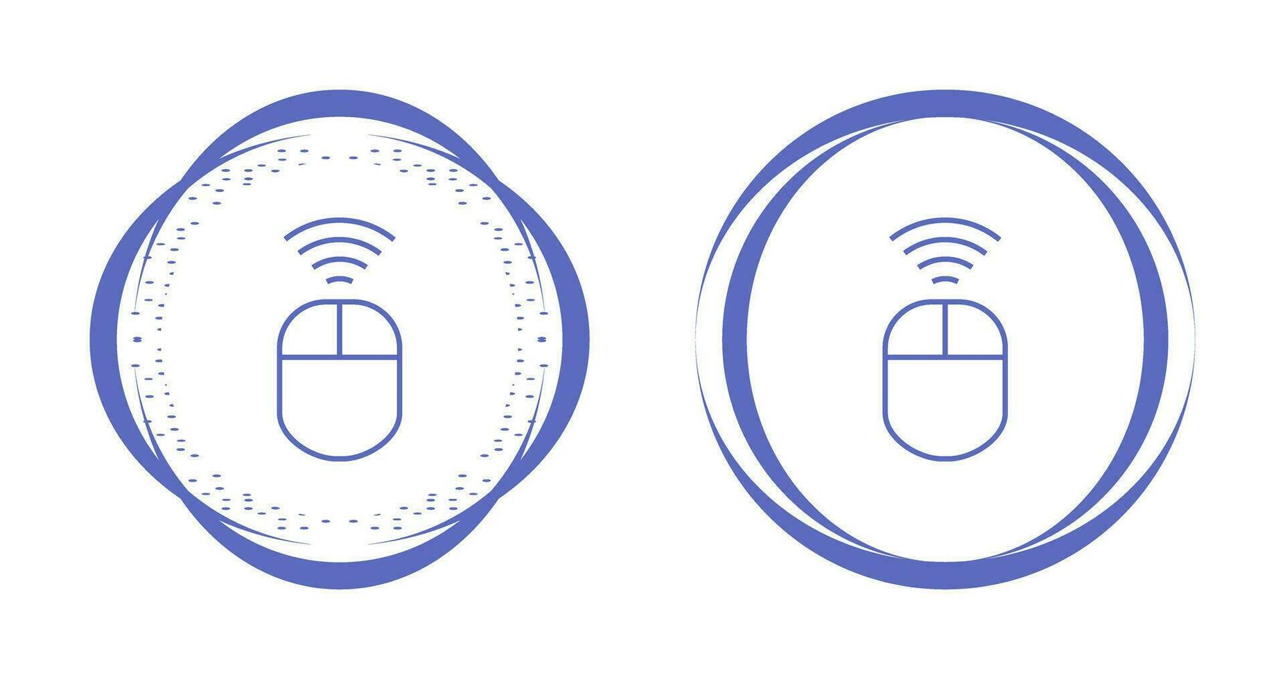 Wireless input device Vector Icon