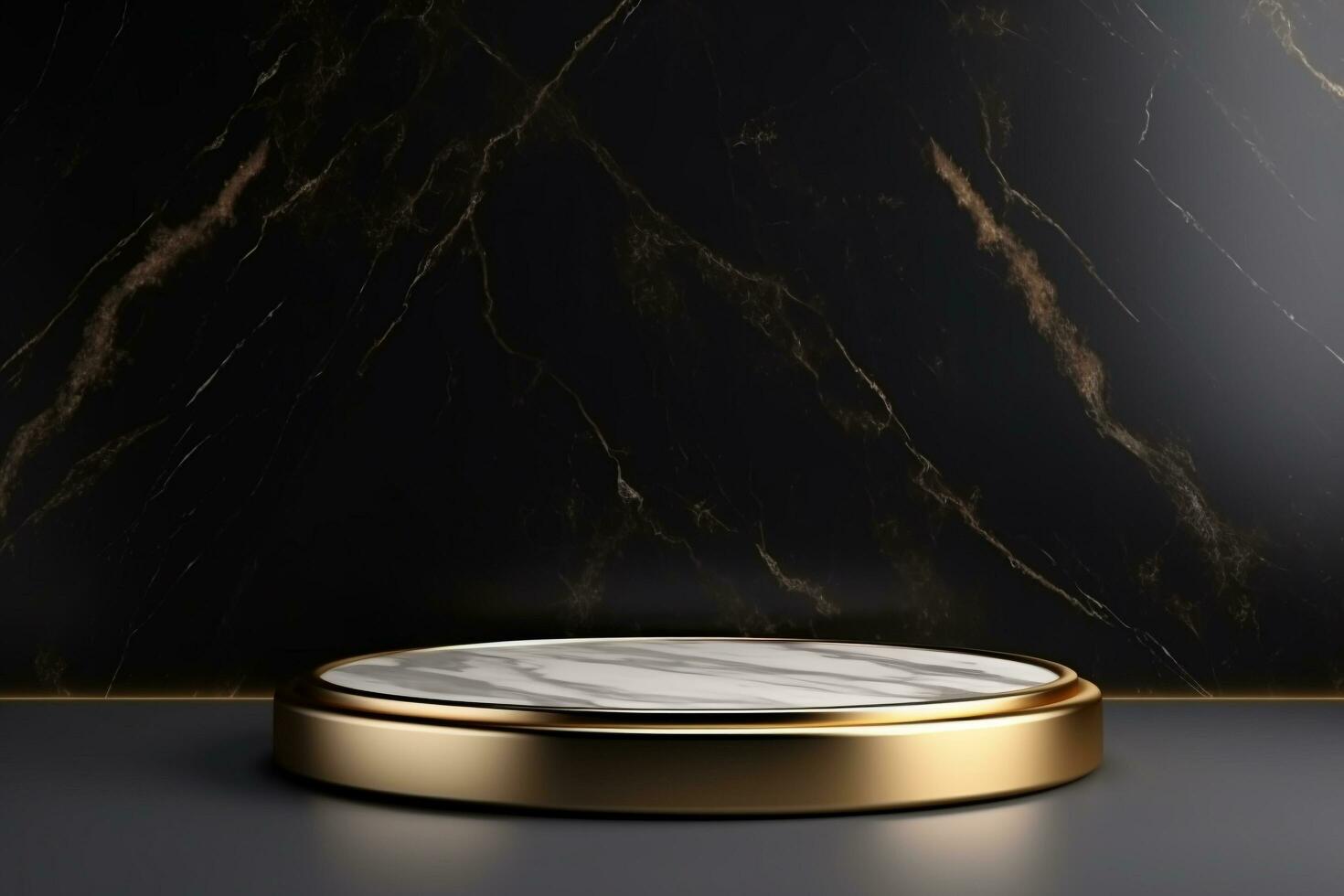 Product display background with natural,sunlight and.Minimal background for products presentation.Created with Generative AI technology photo