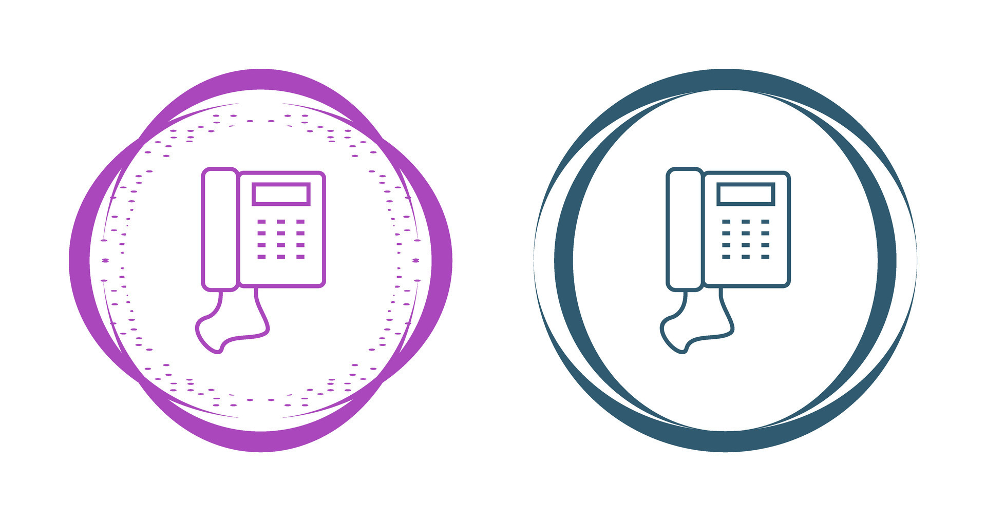 Telephone Set Vector Icon 27751792 Vector Art at Vecteezy