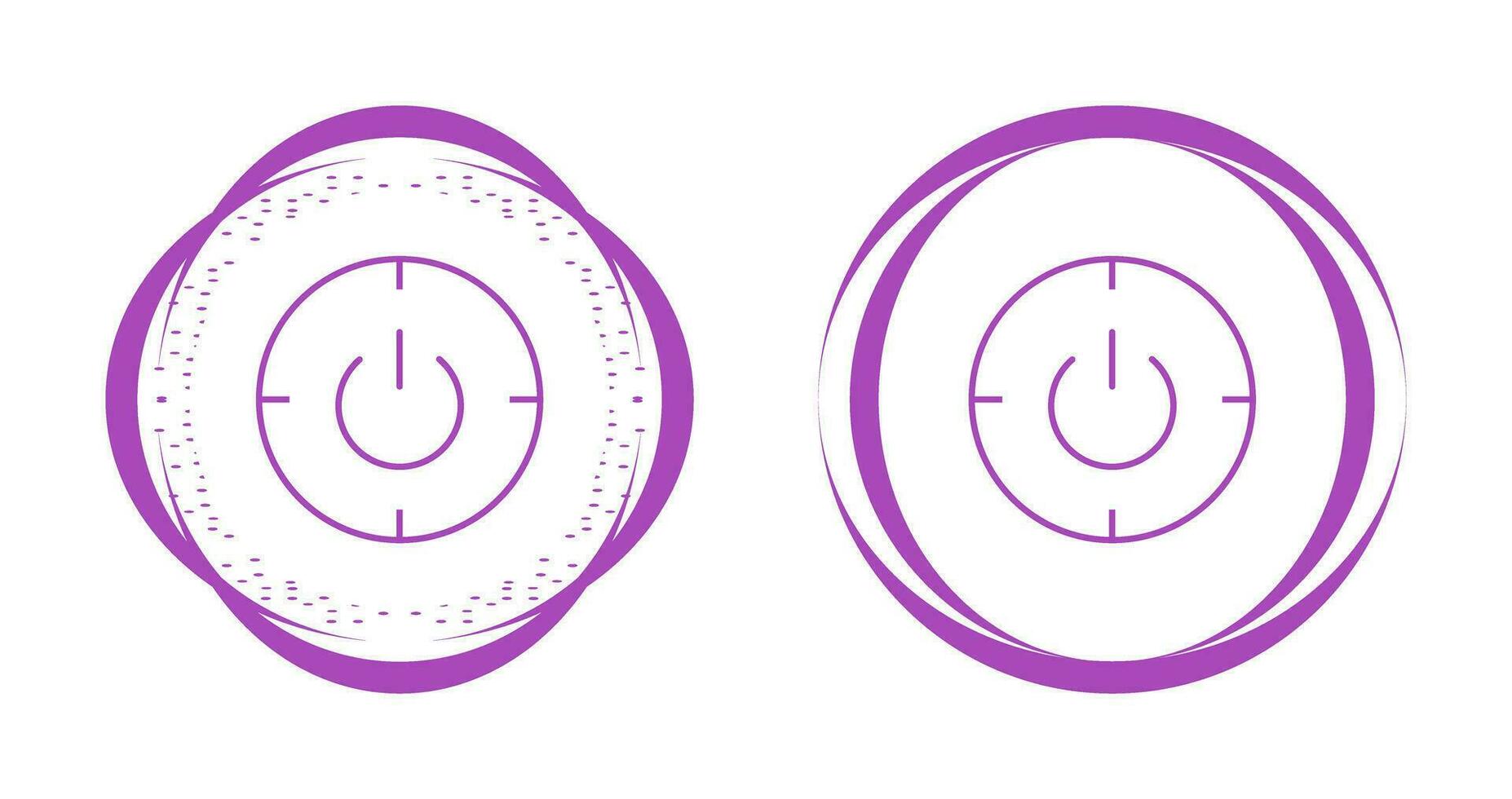Scheduled power on and off Vector Icon
