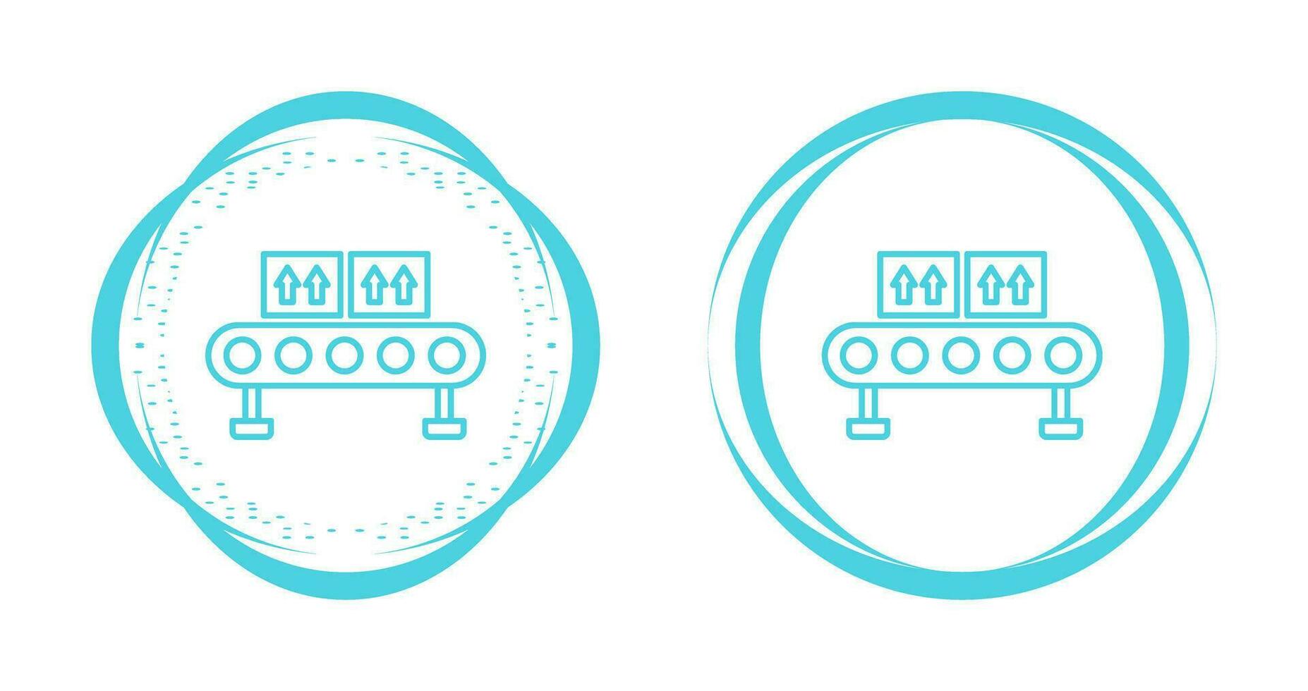 Assembly Line Vector Icon