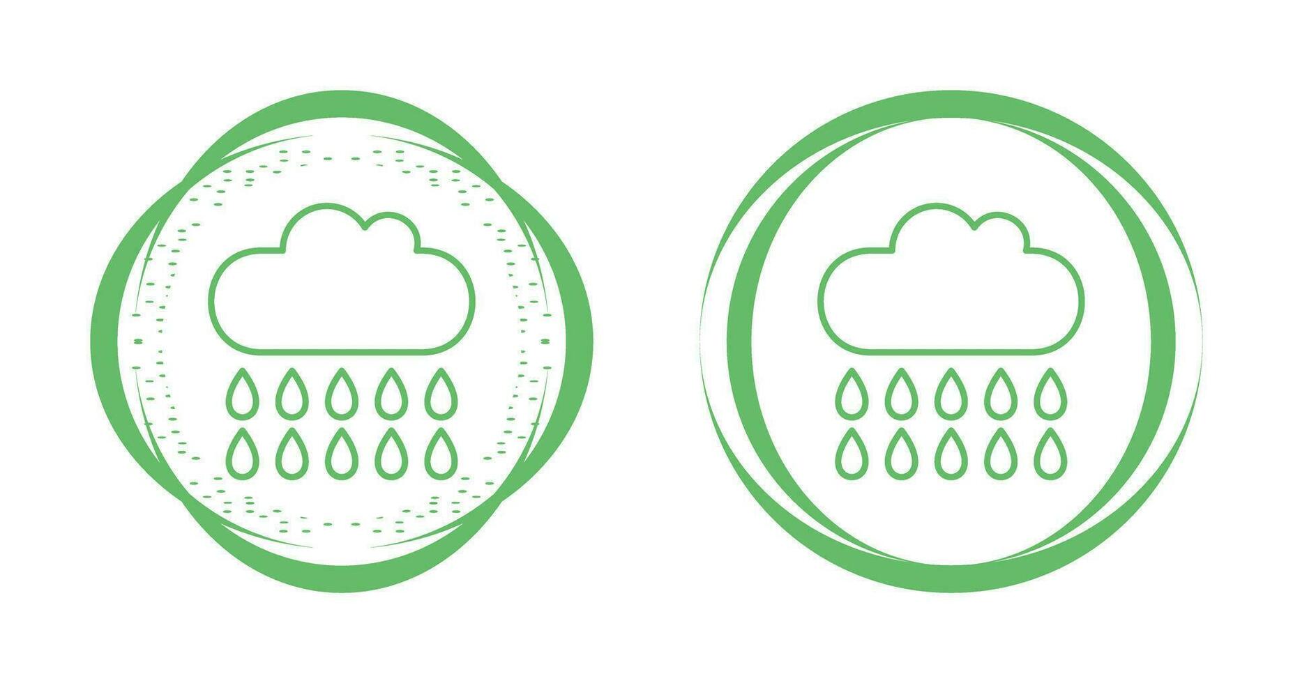 Rain Vector Icon