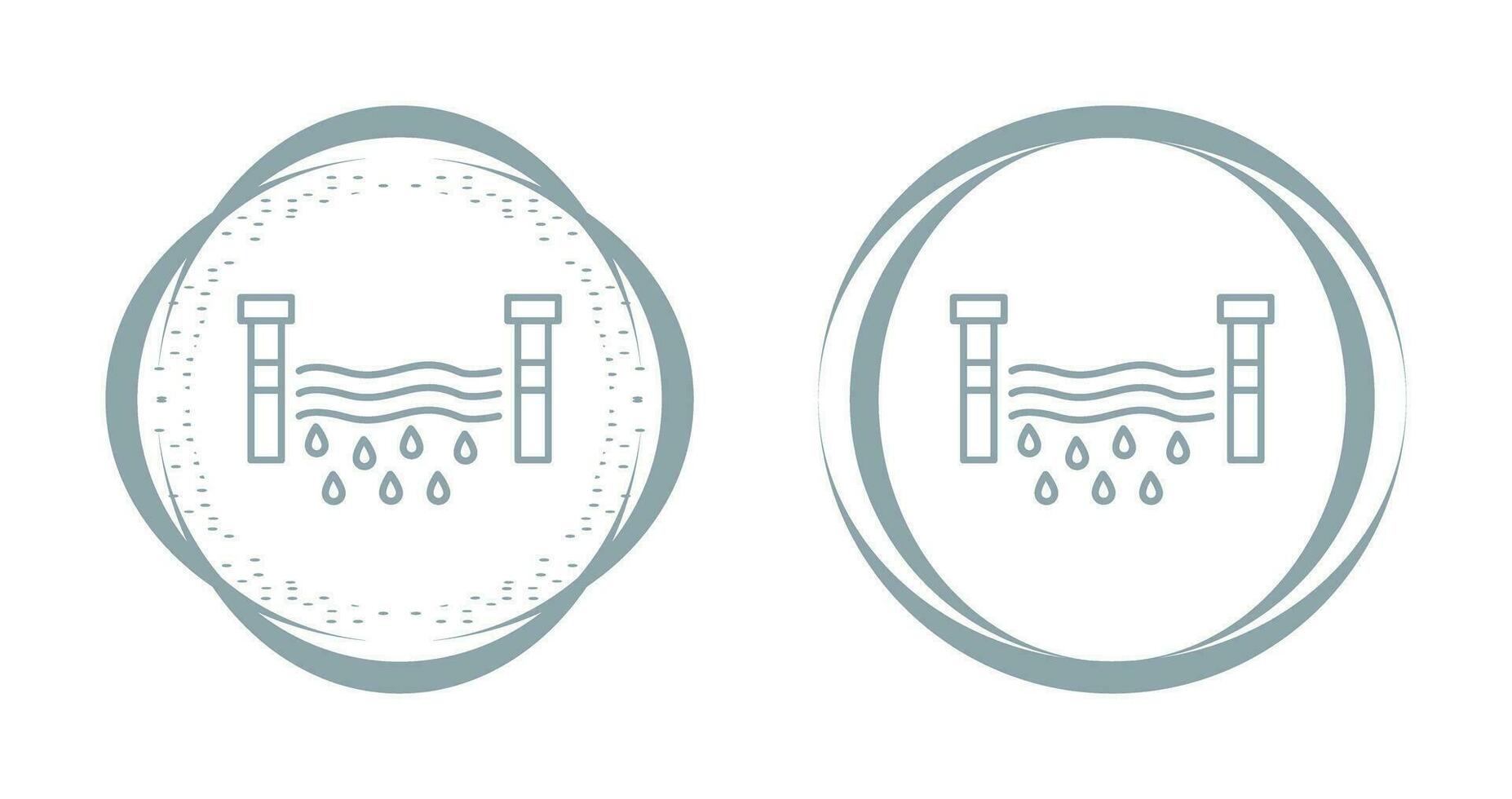 Water Dam Vector Icon