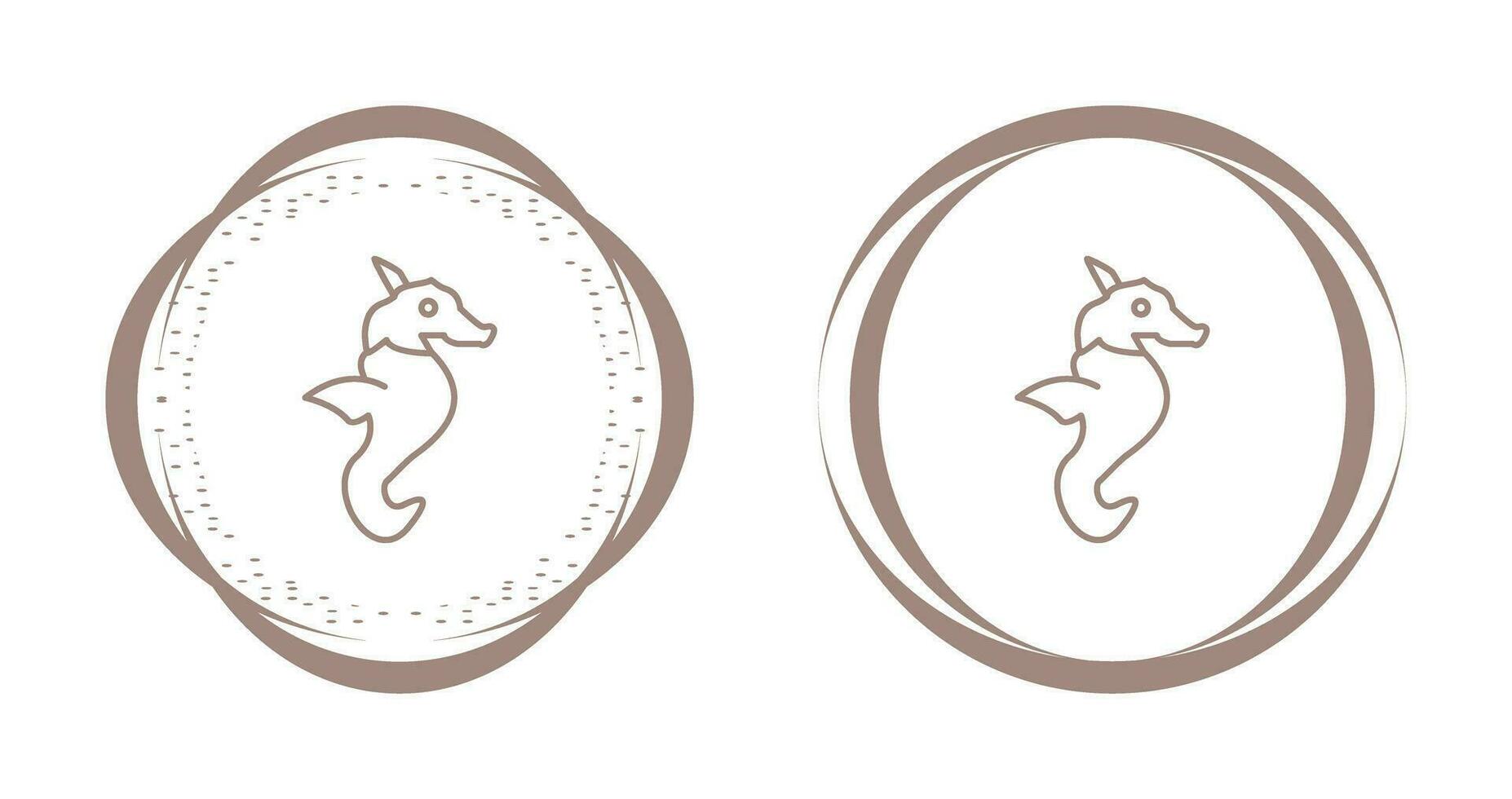 Seahorse Vector Icon