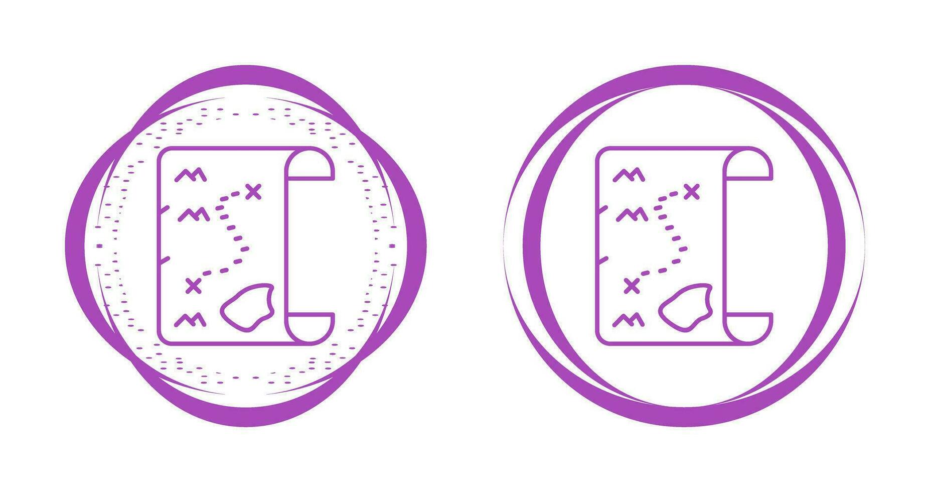 Pirate Map Vector Icon