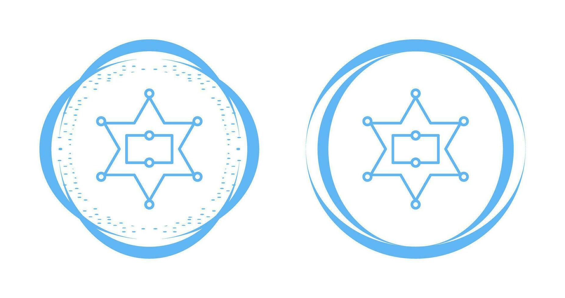 Sherrif Badge Vector Icon