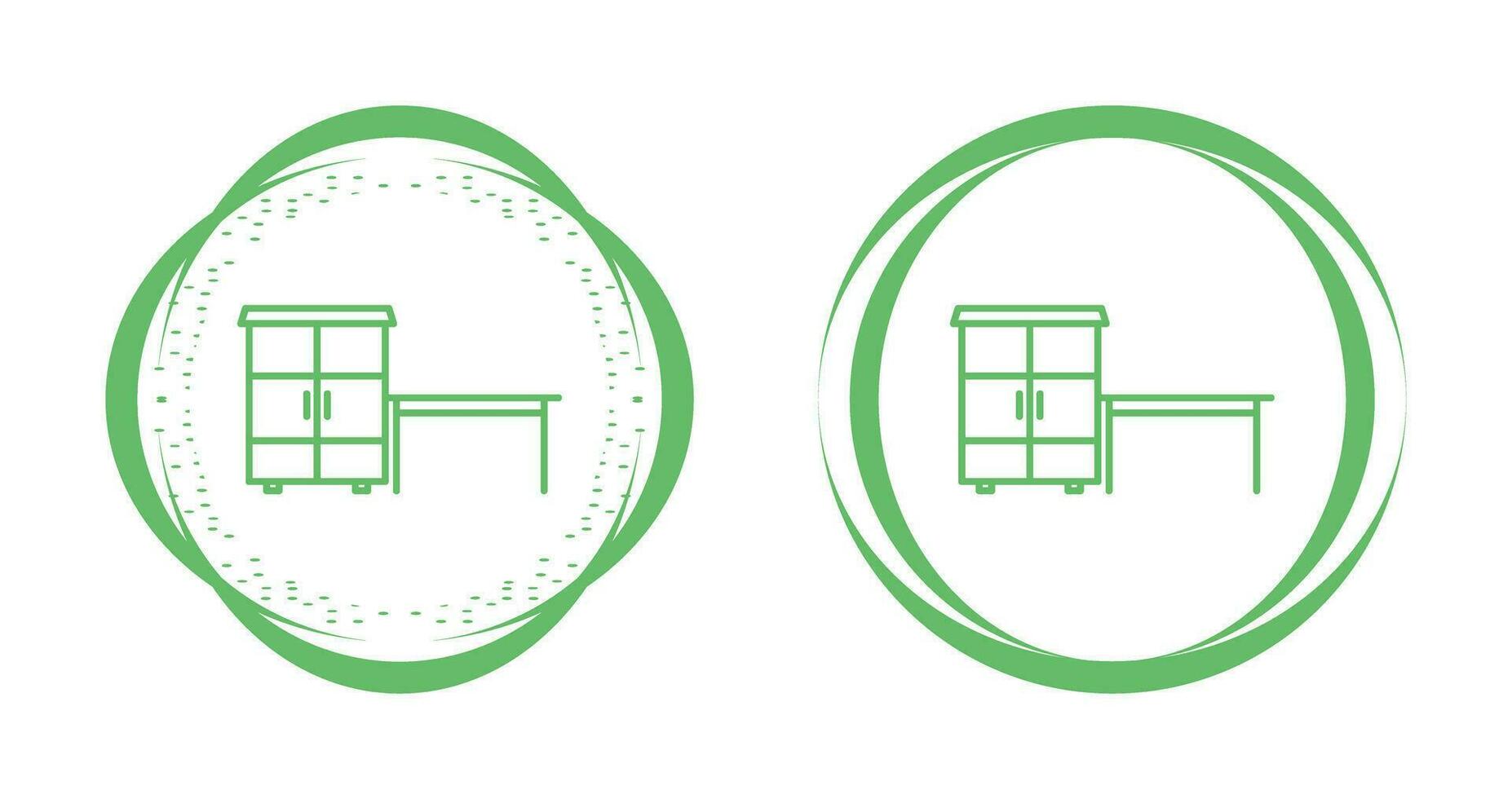Shelves Cabinet Vector Icon