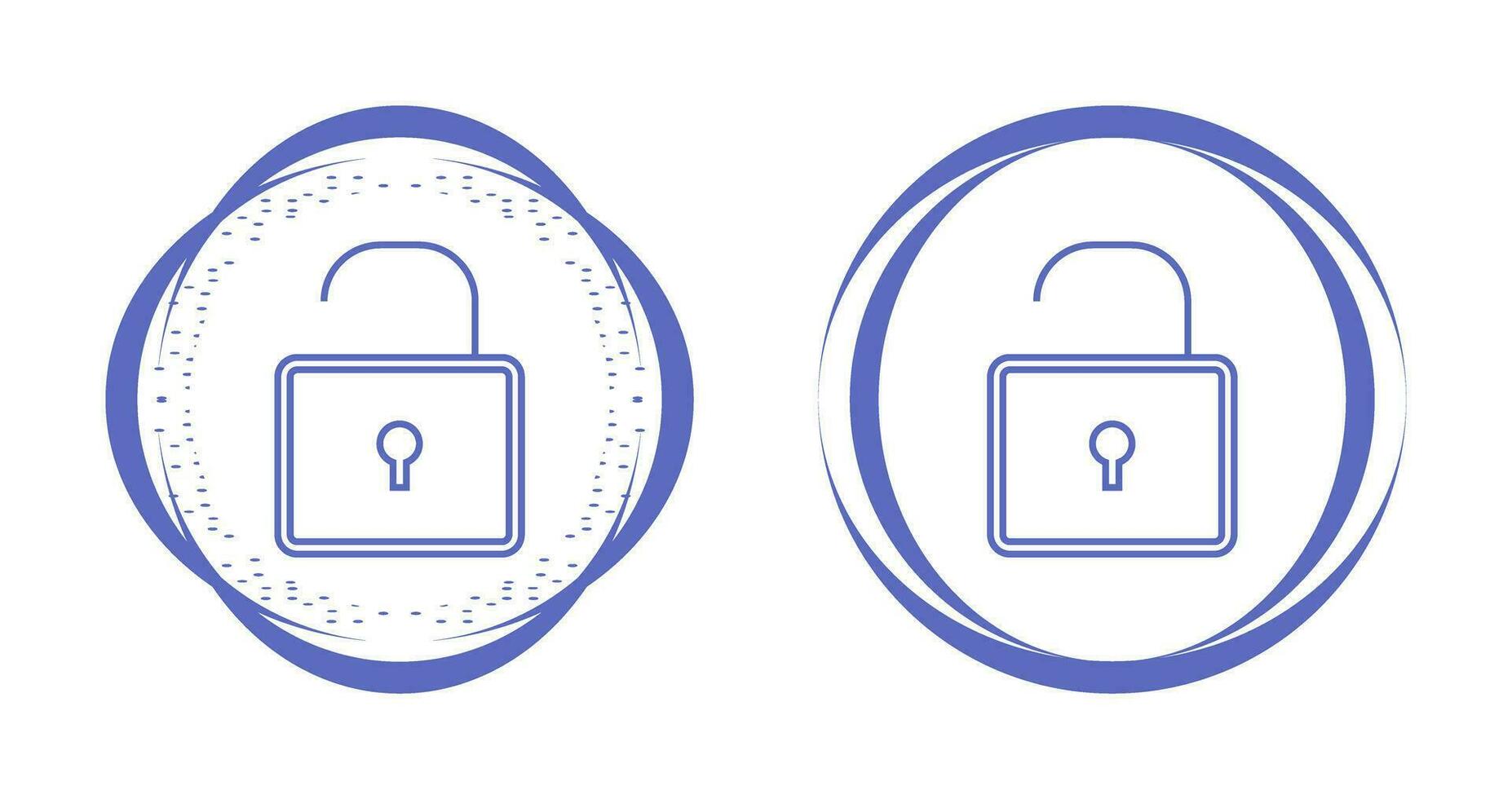 Open Lock Vector Icon Vector Icon