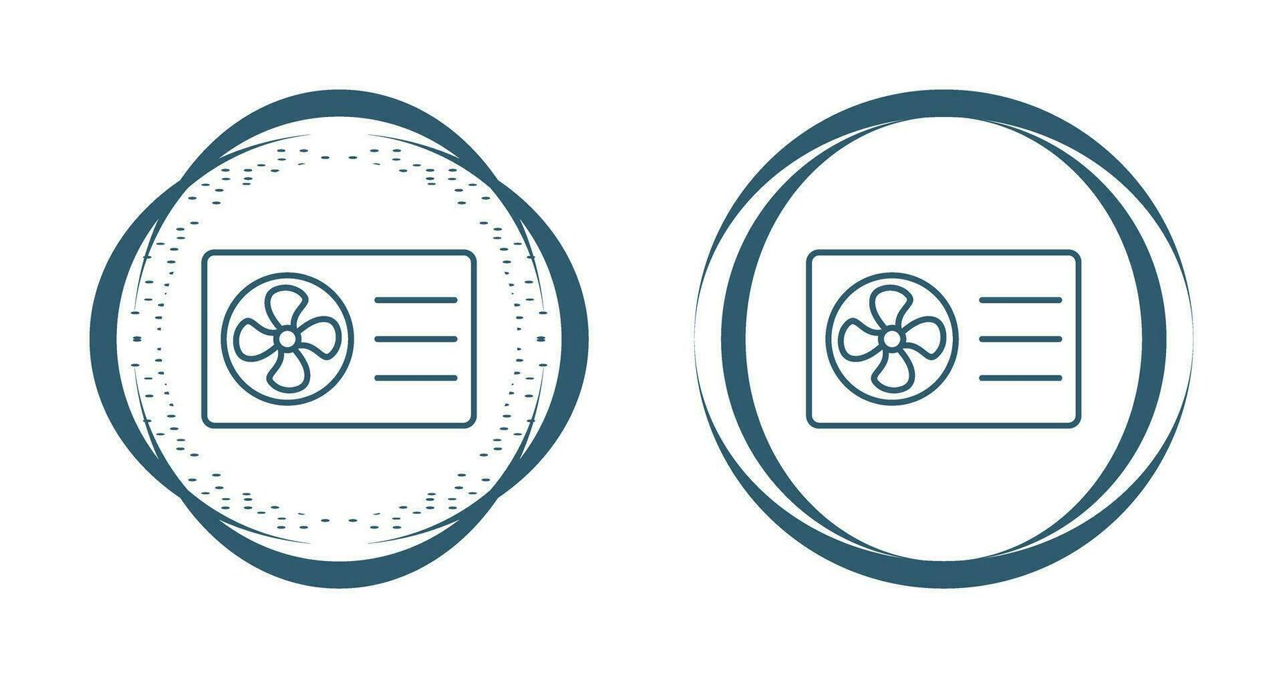 AC Outside Unit Vector Icon