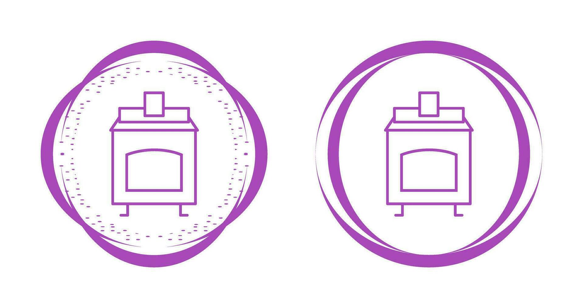 Coal Furnace Vector Icon