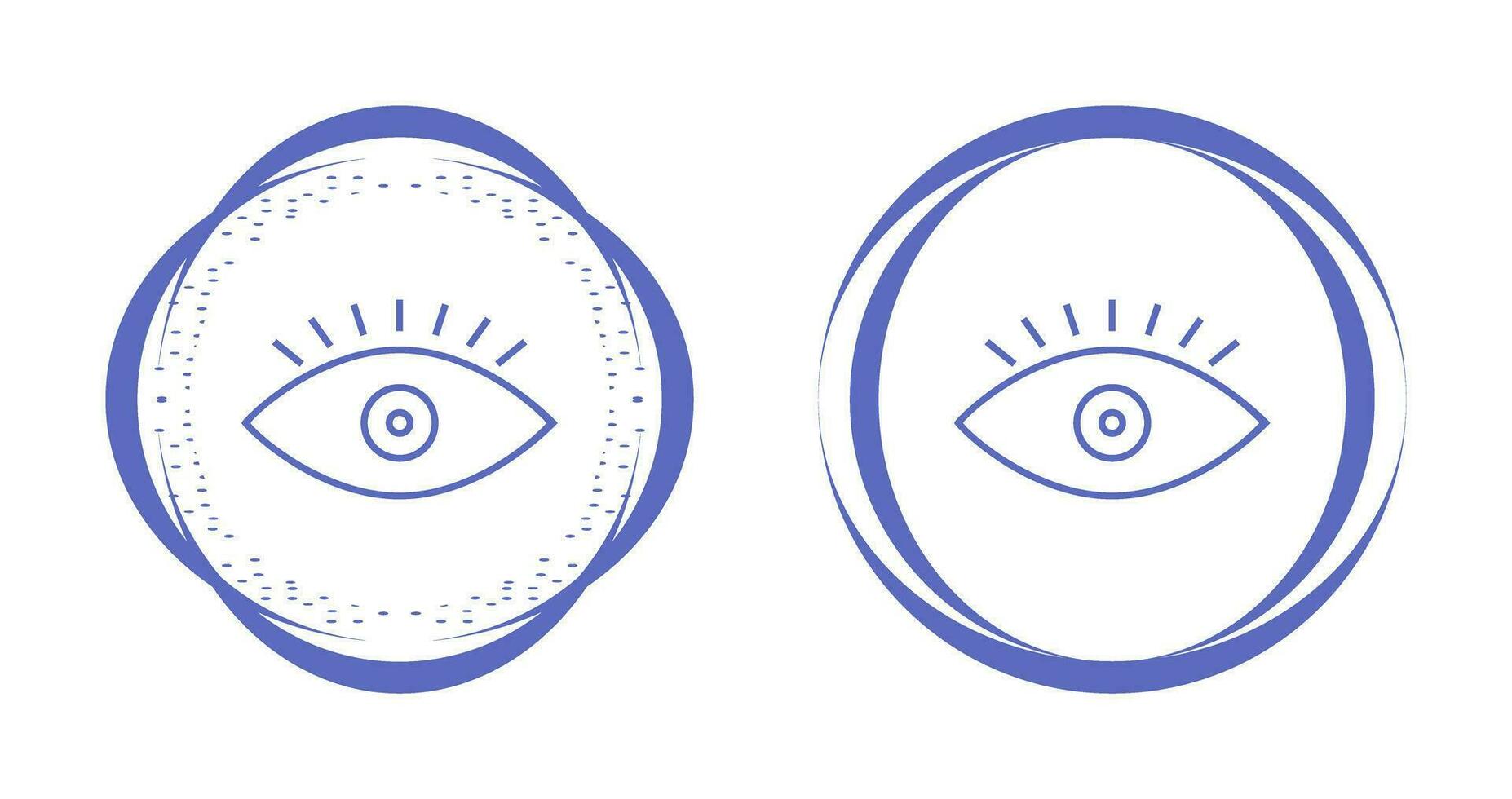 icono de vector de ojo