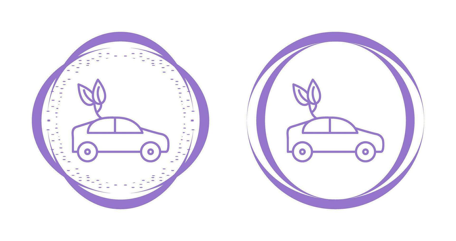 Eco friendly Car Vector Icon