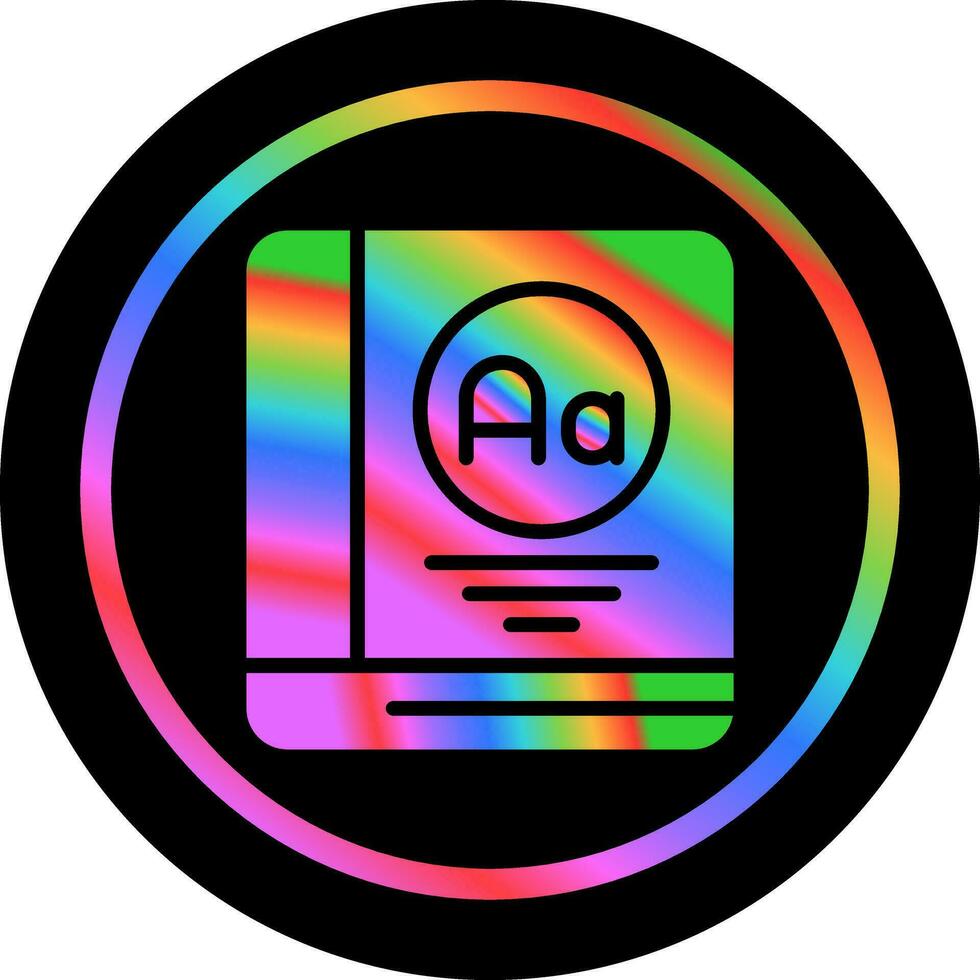 Dictionary Vector Icon