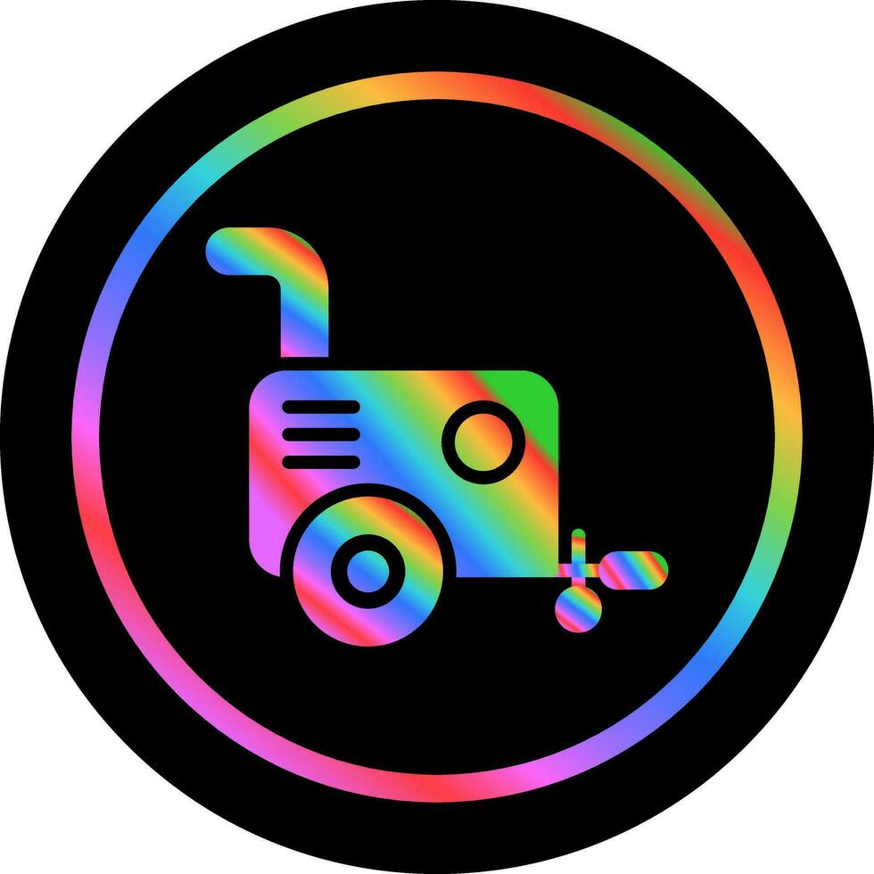 Portable air compressor Vector Icon