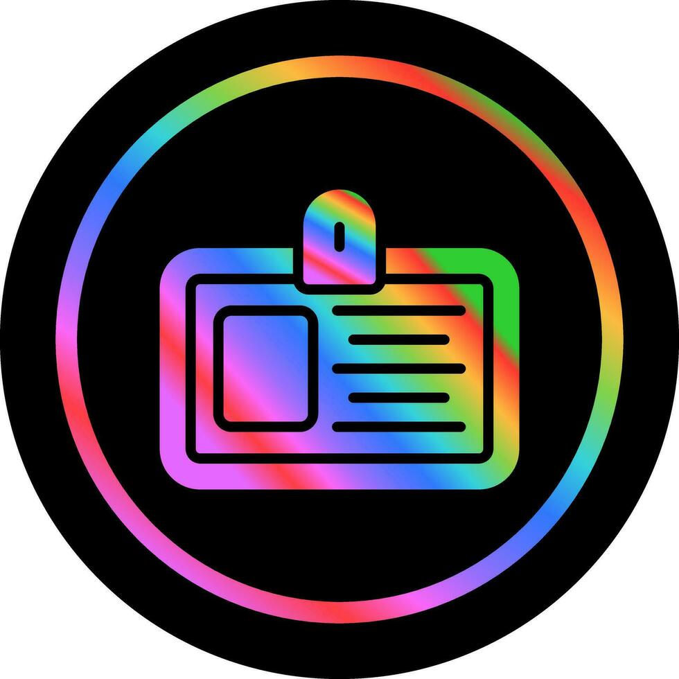 ID Card Vector Icon