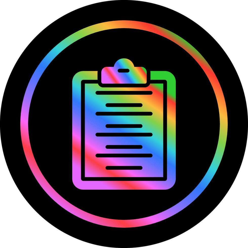 Writing Pad Vector Icon