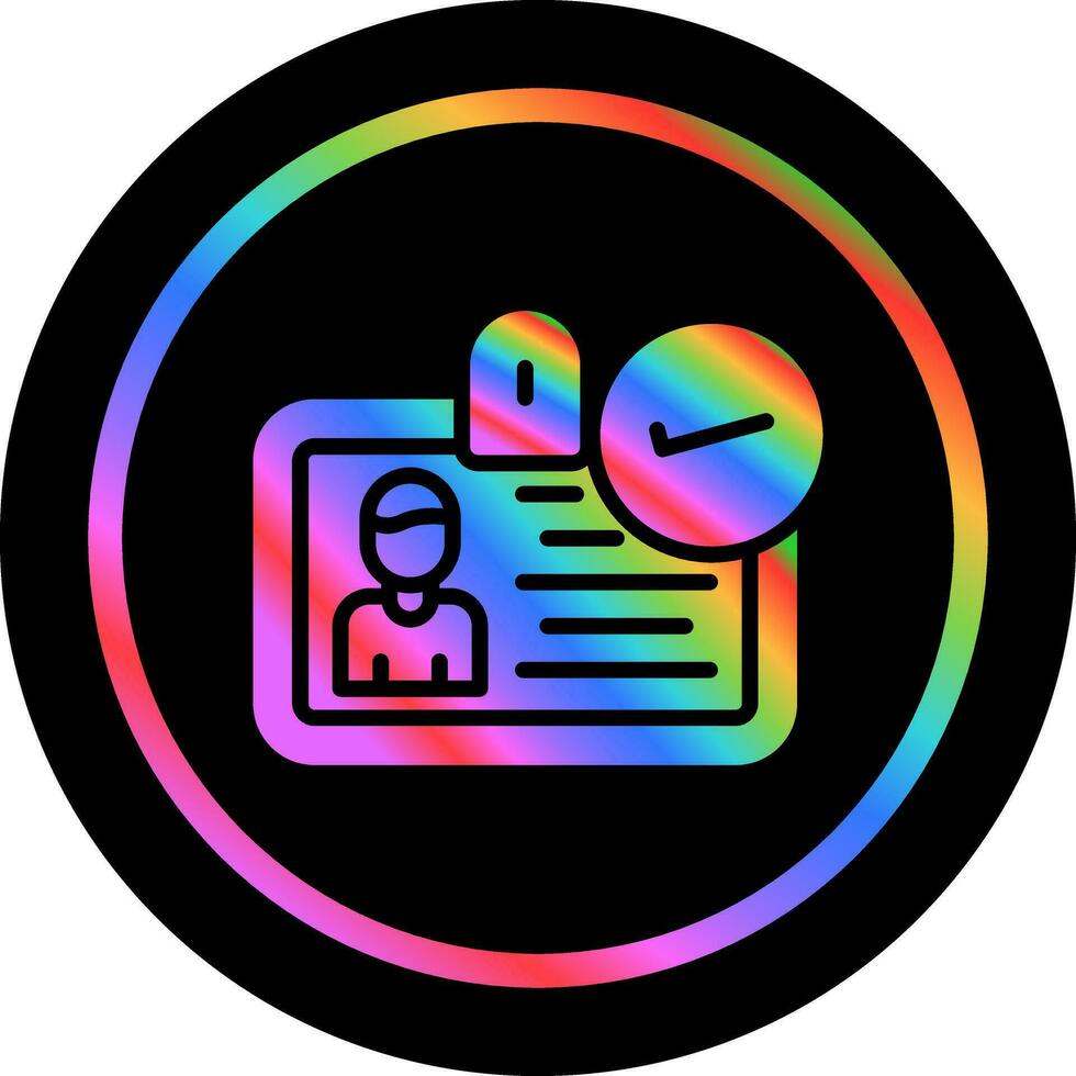 ID Verification Vector Icon