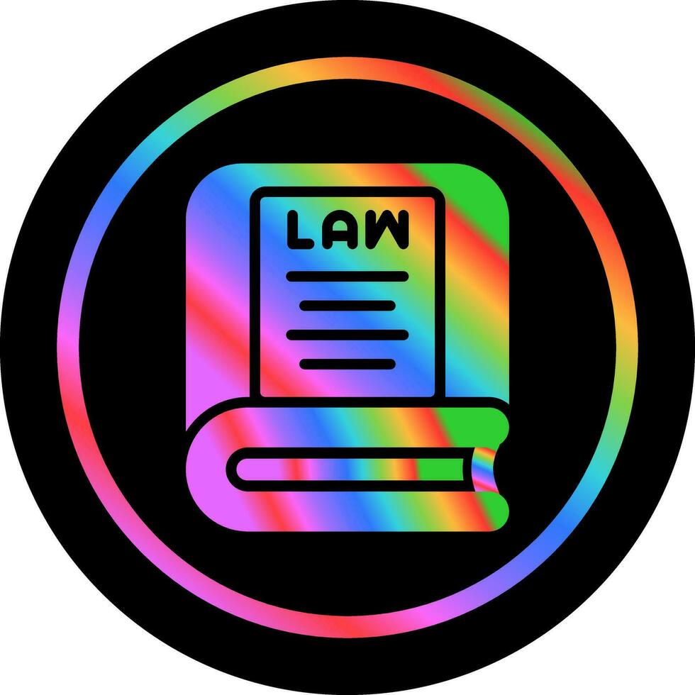 Law Book Vector Icon
