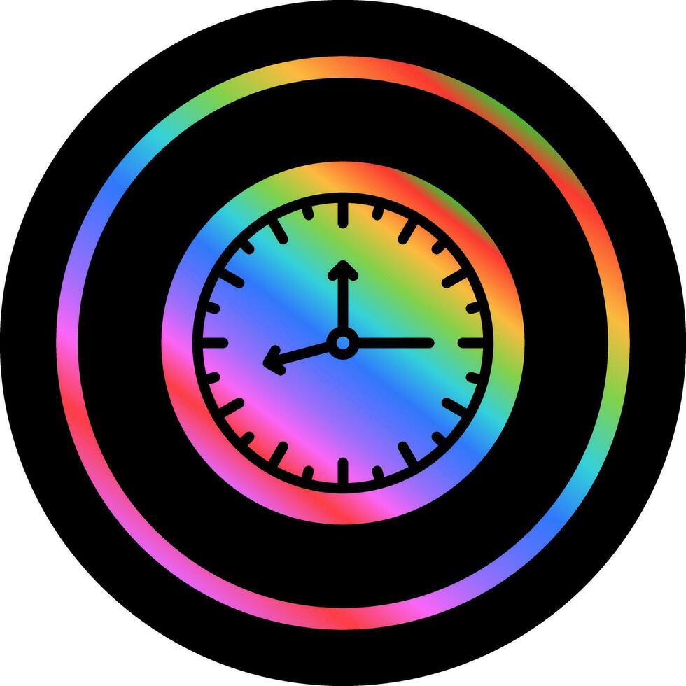 icono de vector de reloj