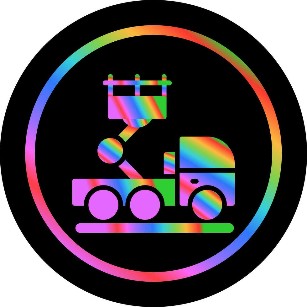 Ladder Truck Vector Icon