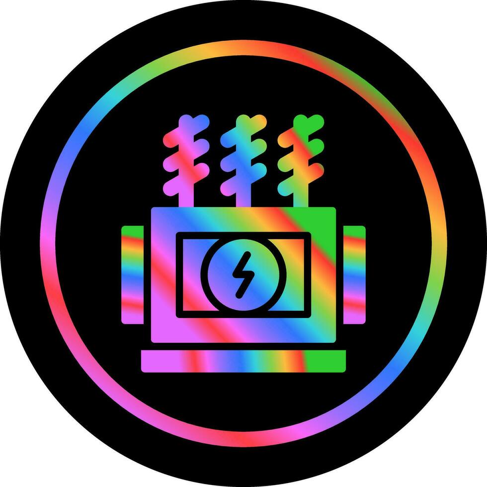 Power Transformer Vector Icon