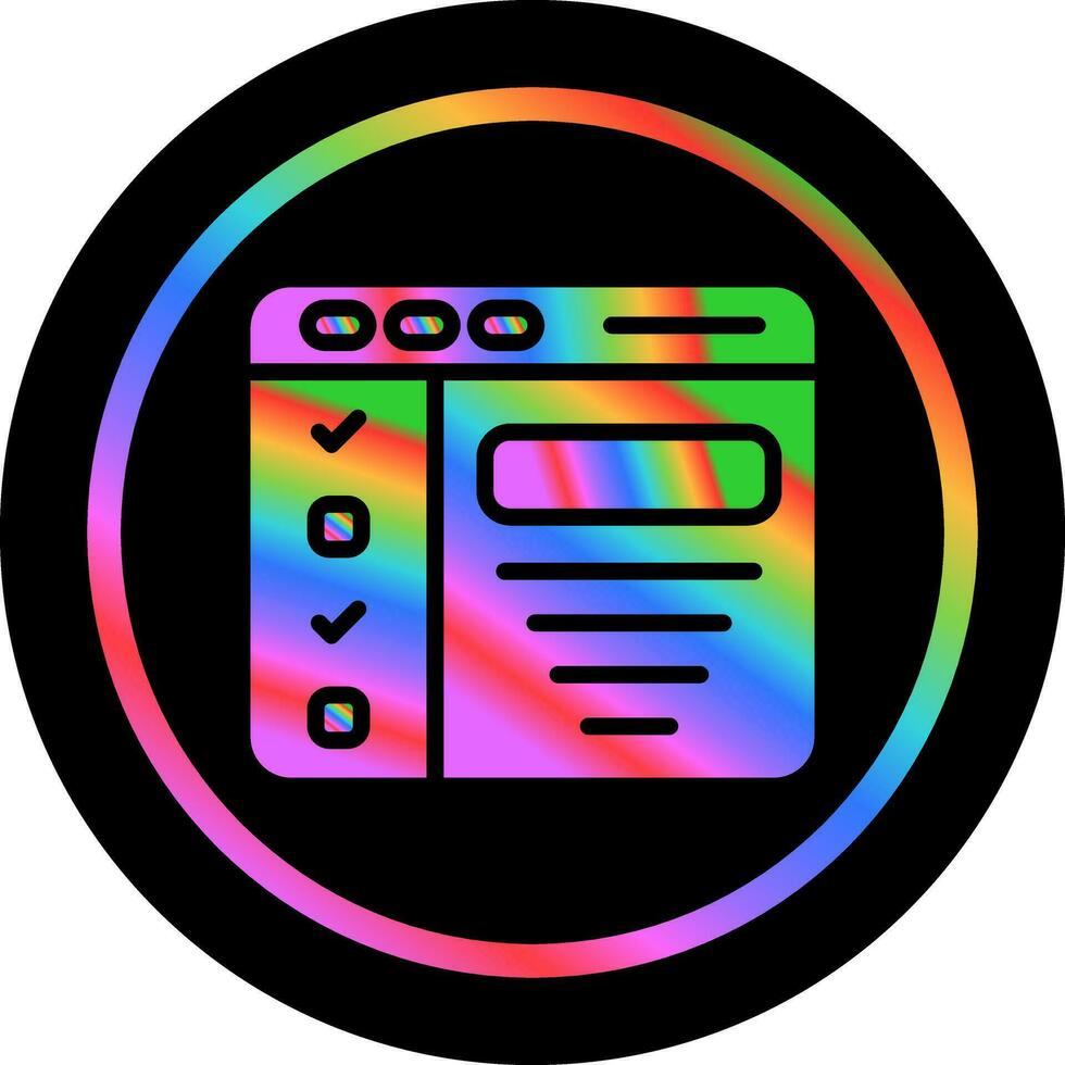 Design Brief Vector Icon