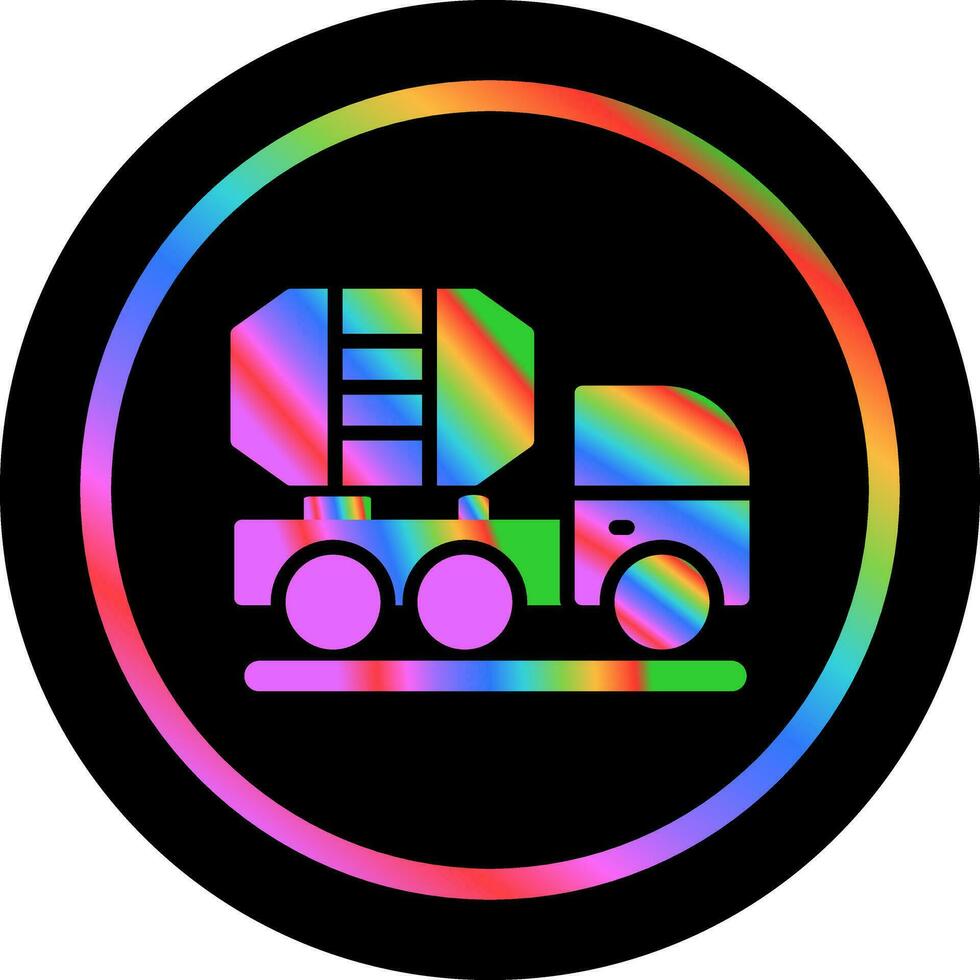 Mixer Truck Vector Icon