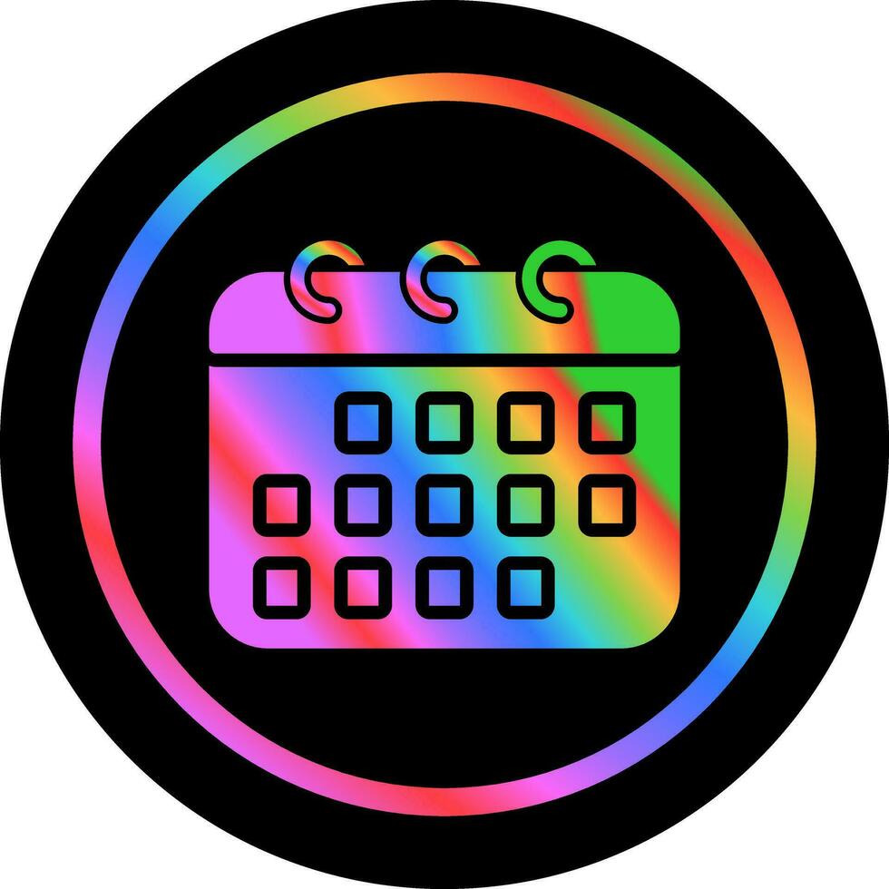 icono de vector de calendario