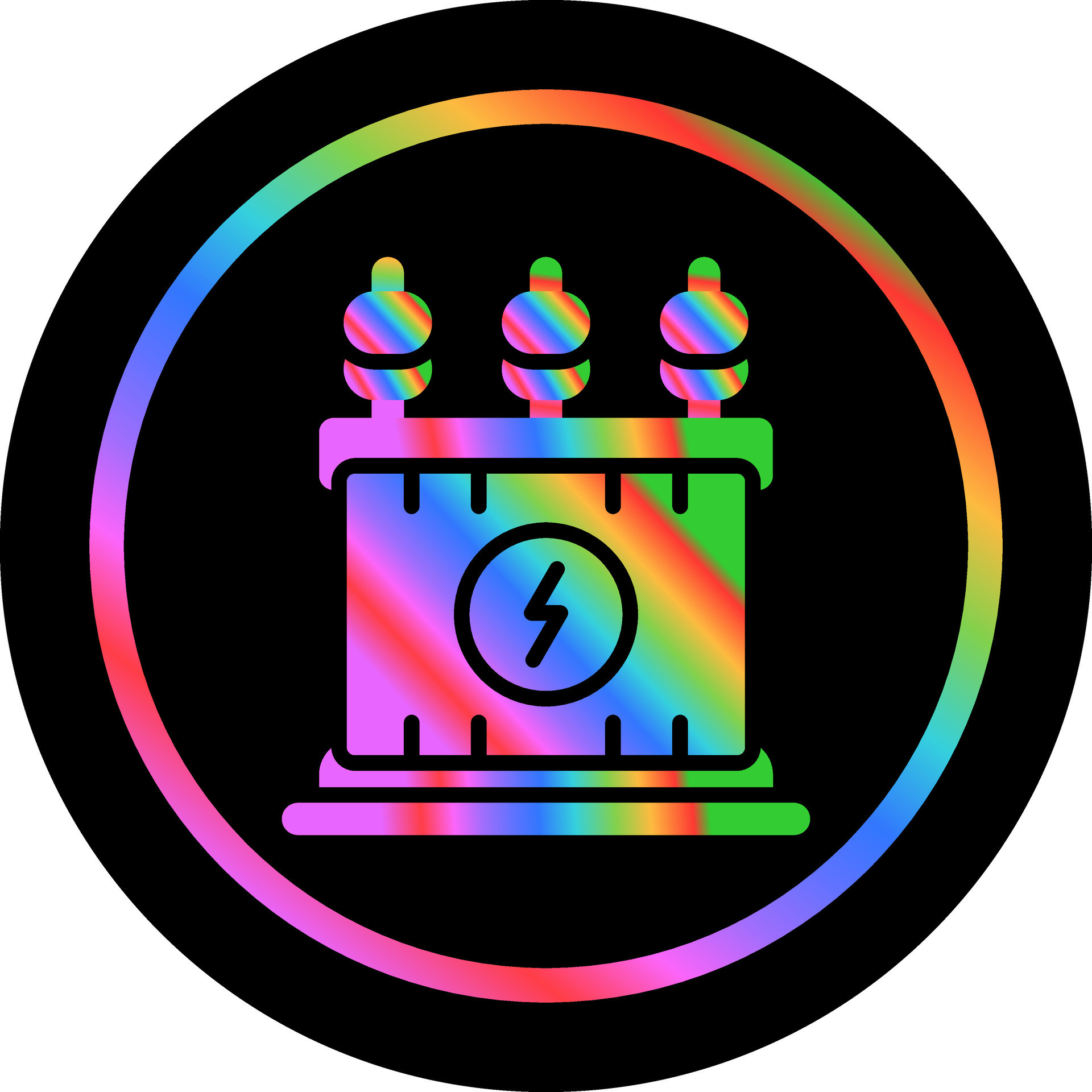 Power Transformer Vector Icon 27753943 Vector Art at Vecteezy