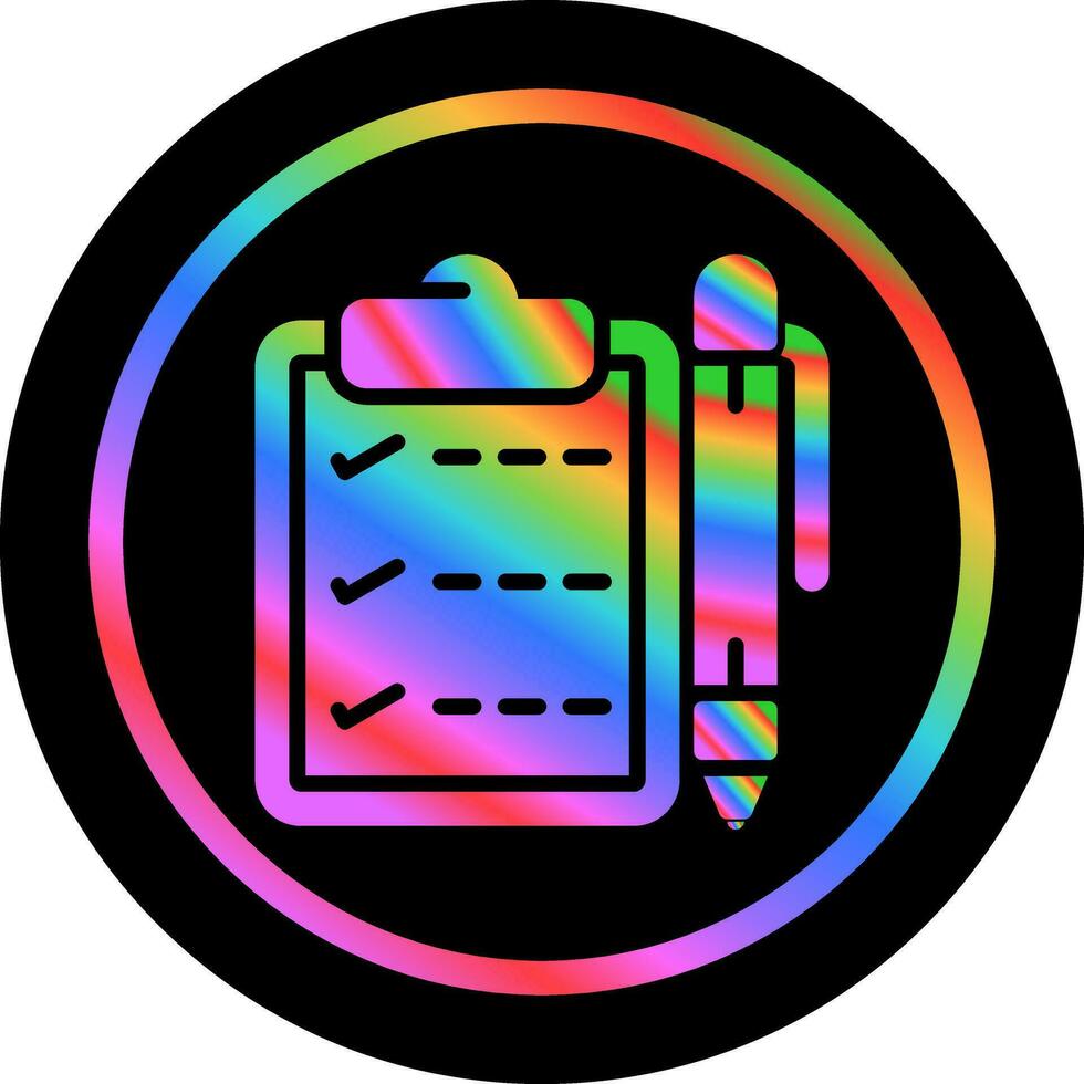 Notepad with pen Vector Icon