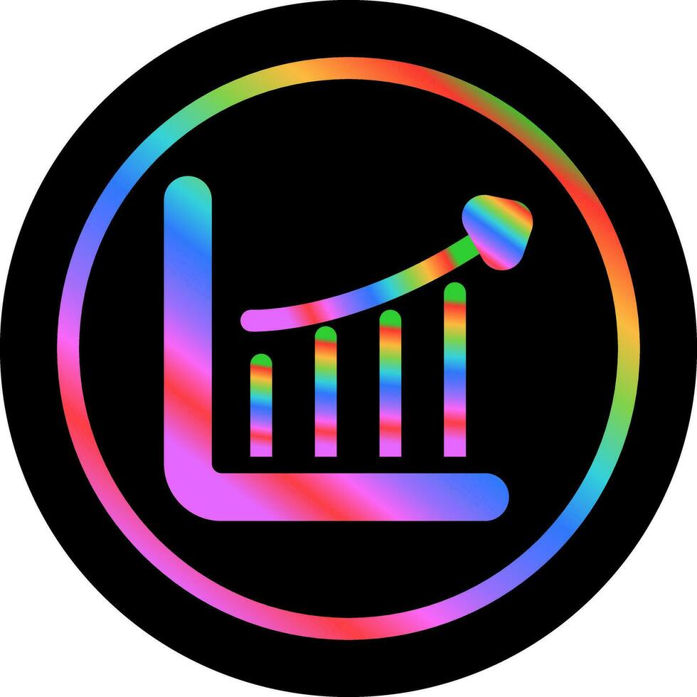 Chart Arrow Grow Vector Icon