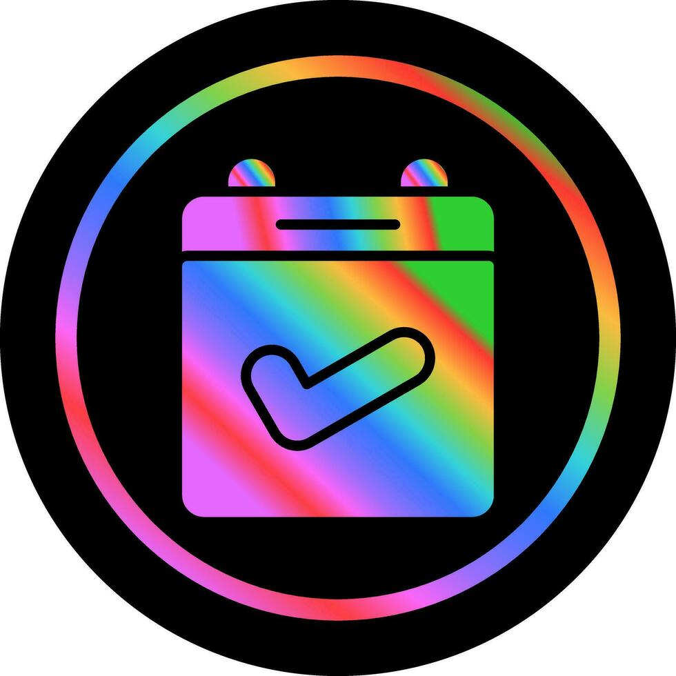 Calendar Check Vector Icon