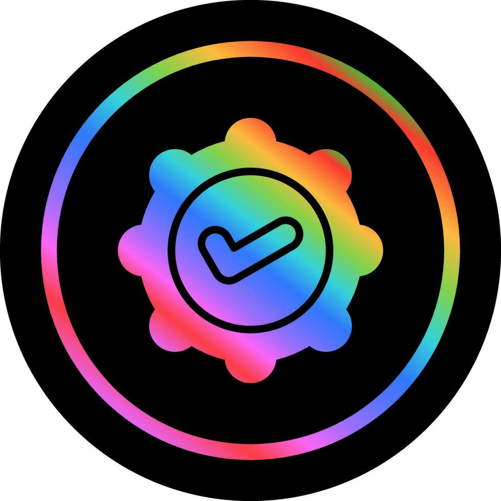 Badge Check Vector Icon