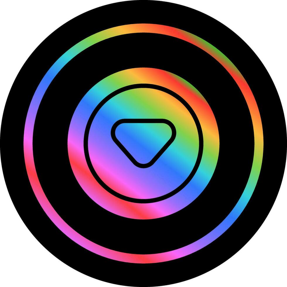 Caret Down Vector Icon