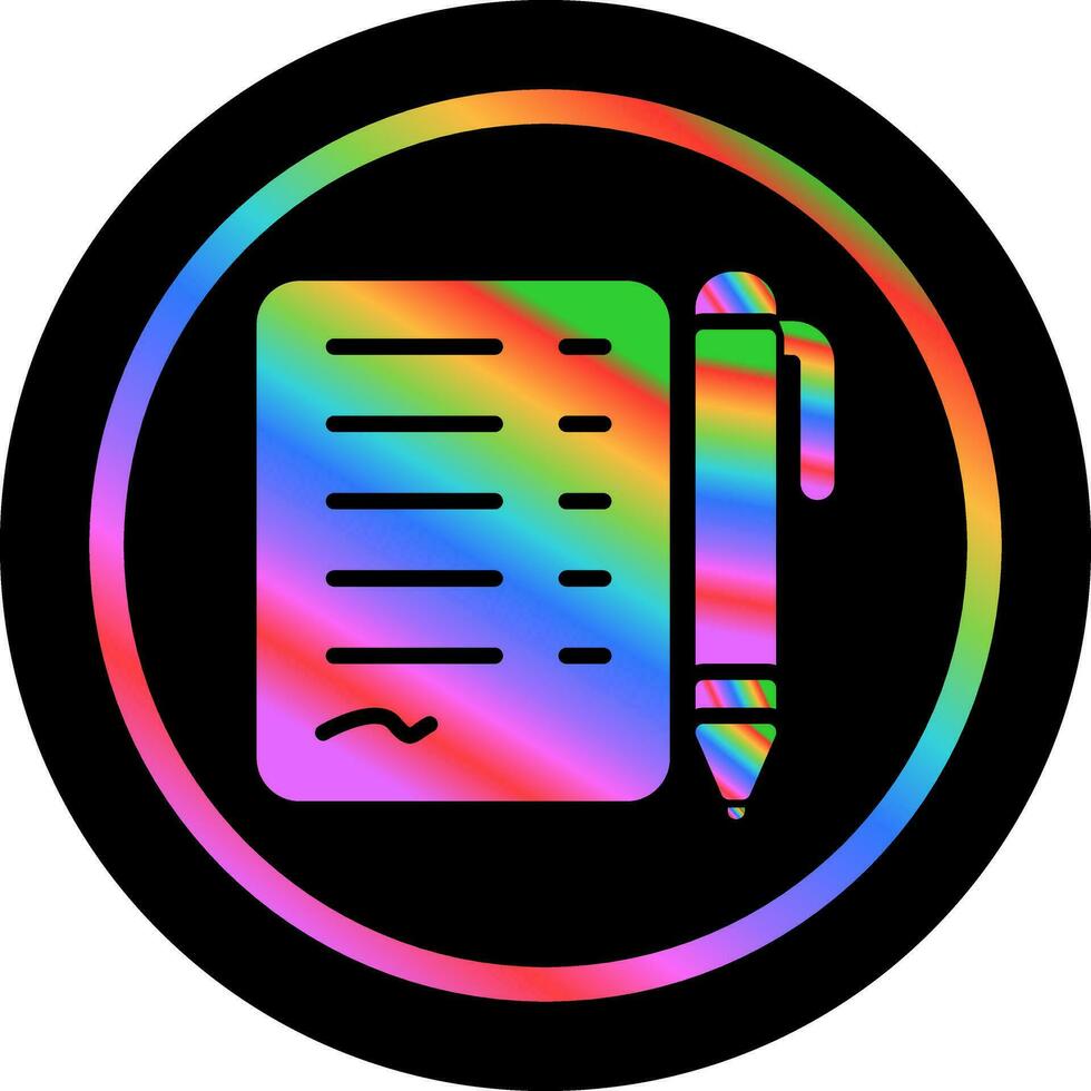 Document Signed Vector Icon