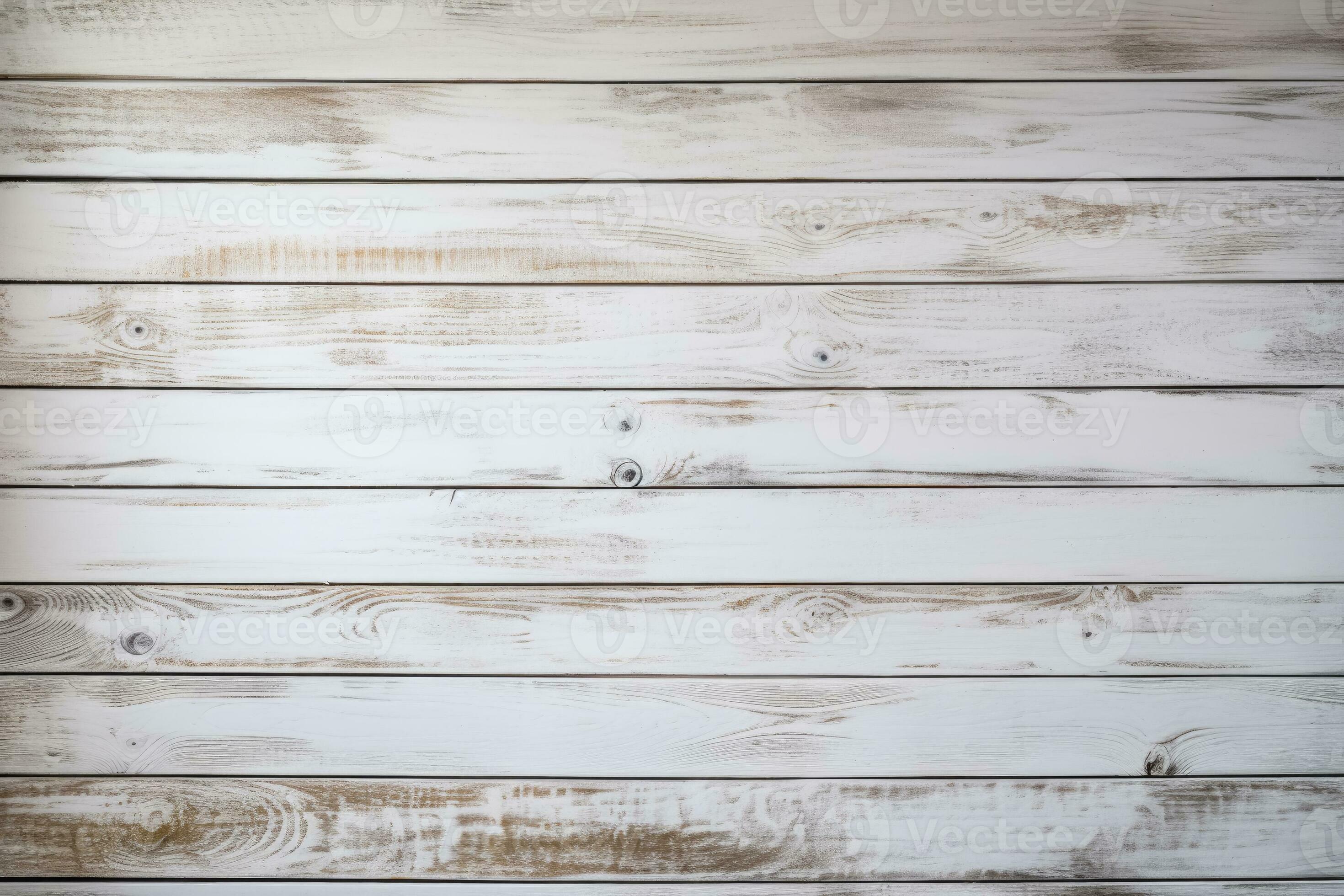 Whitewashed shabby chic wooden wall paneling texture with a white