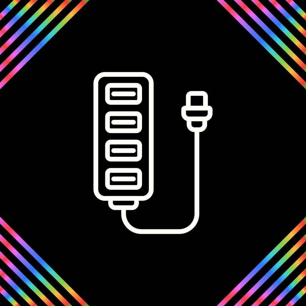 USB Hub Vector Icon