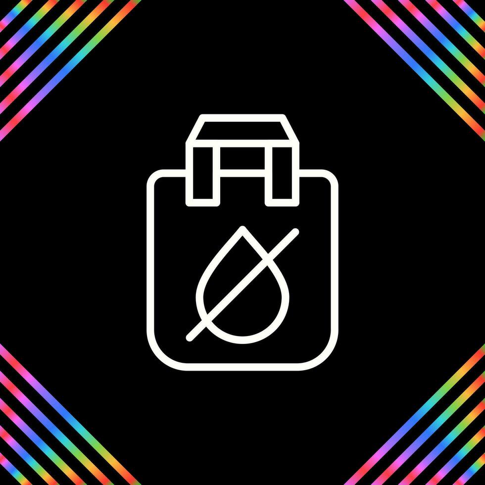Waterproof bag Vector Icon