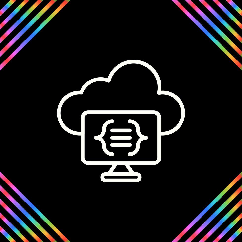 Serverless Computing Vector Icon