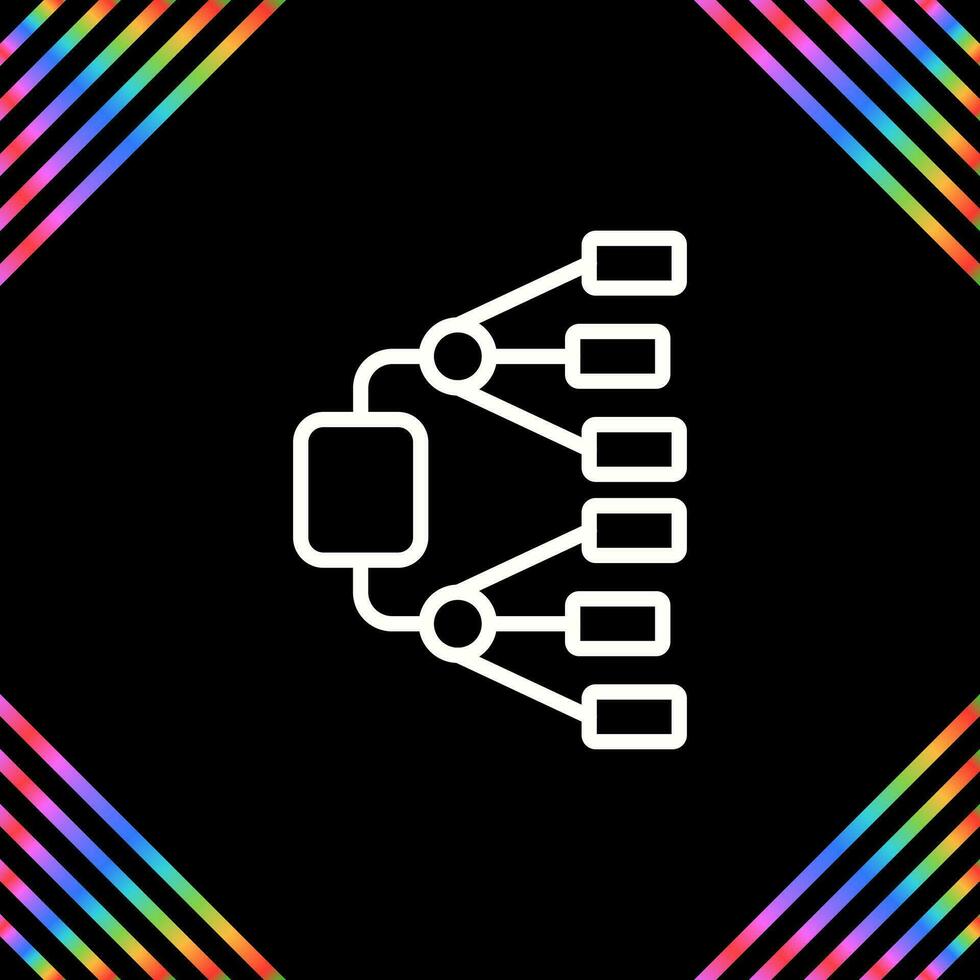 Network Diagram Vector Icon