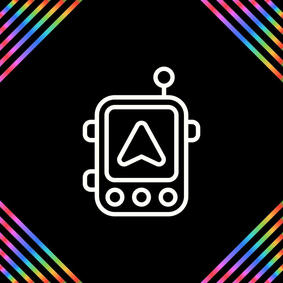 GPS Navigation Device Vector Icon
