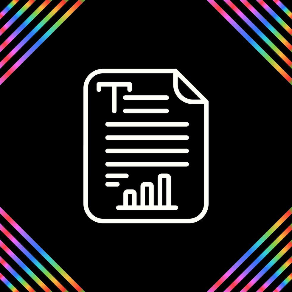 Text Analytics Vector Icon