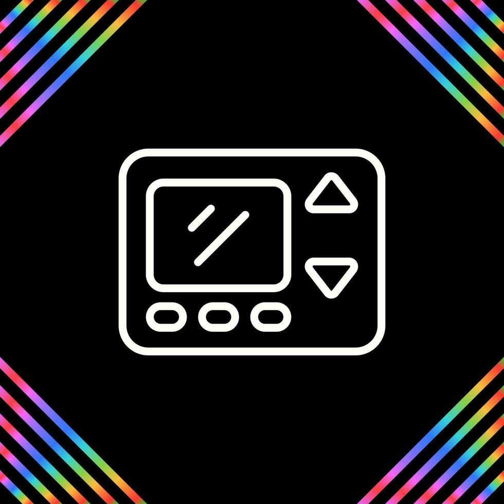 Smart Thermostat Vector Icon